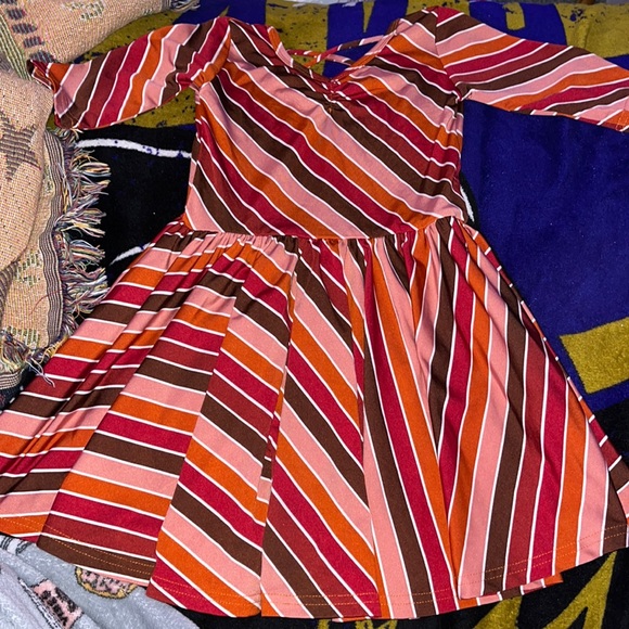 Dot Dot Smile Striped Dress - Picture 1 of 7